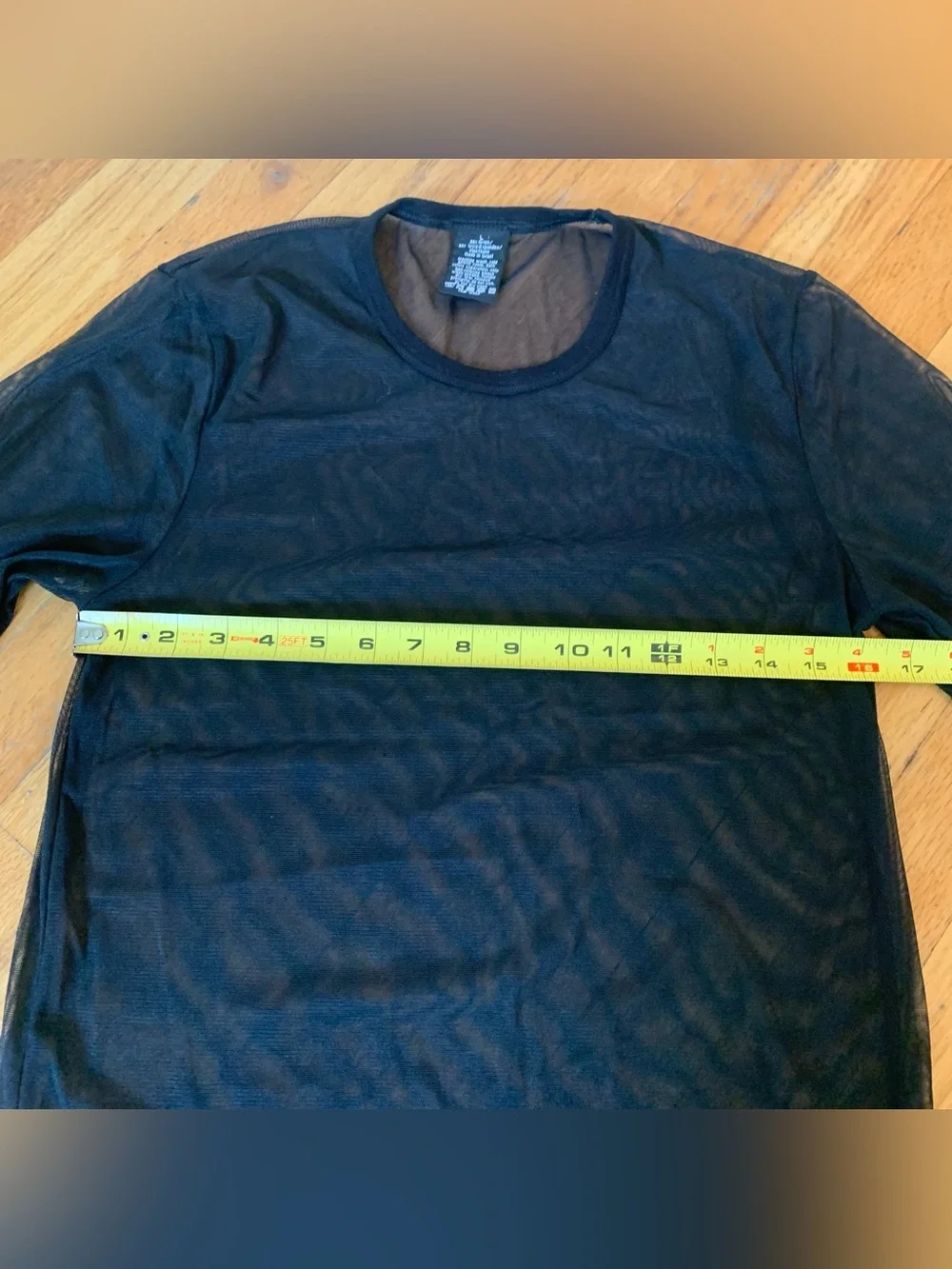 Calvin Klein black mesh long sleeve undershirt and underwear size M